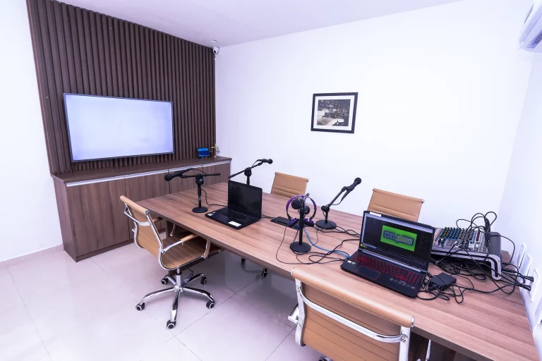 sala de podcast